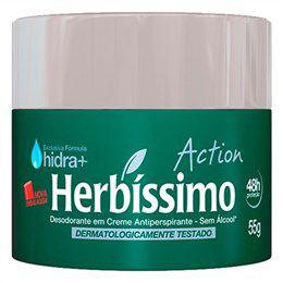 Desodorante Herbíssimo Action Creme com 55 Gramas