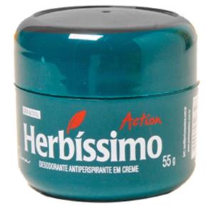 Desodorante Herbíssimo Creme Action Masculino 55ml