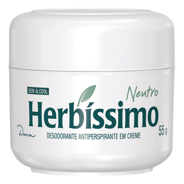Desodorante Herbíssimo Creme Neutro - 55g - Perfumes Dana do Bra