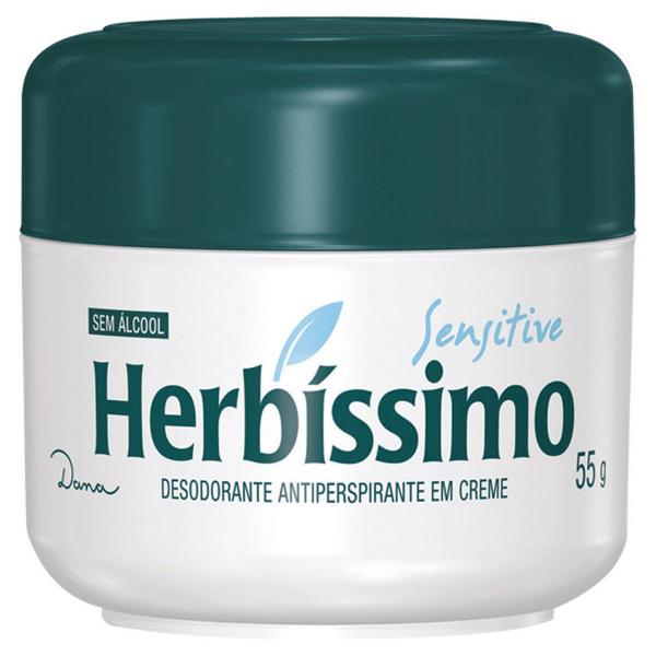 Desodorante Herbíssimo Creme Sensitive - 55g - Perfumes Dana do Bra