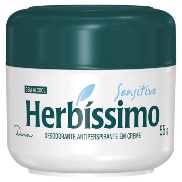 Desodorante Herbissimo Creme Sensitive com 55 G - Perfumes Dana do Brasil