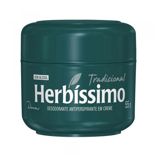 Desodorante Herbíssimo Creme Tradicional - 55g - Perfumes Dana do Bra