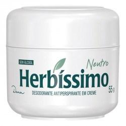 Desodorante Herbíssimo Creme Unissex Neutro 55g - Herbissimo