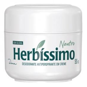 Desodorante Herbíssimo Creme Unissex Neutro 55g