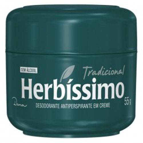 Desodorante Herbíssimo Creme Unissex Perfumado 55g