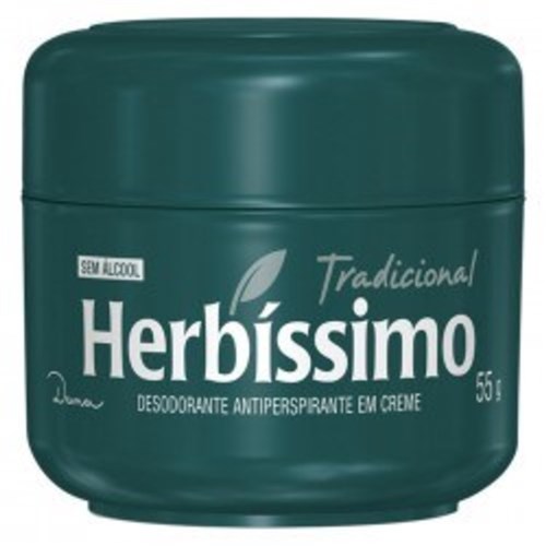 Desodorante Herbíssimo Creme Unissex Perfumado 55G
