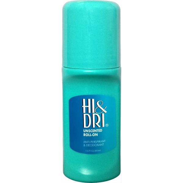 Desodorante Hi Dri Roll-On Unscented 44ml - Hidri