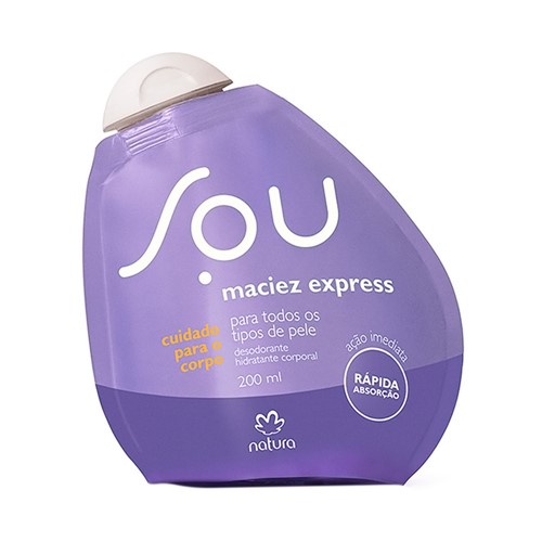 Desodorante Hidratante Corporal Natura SOU Maciez Express para Todos os Tipos de Pele com 200ml