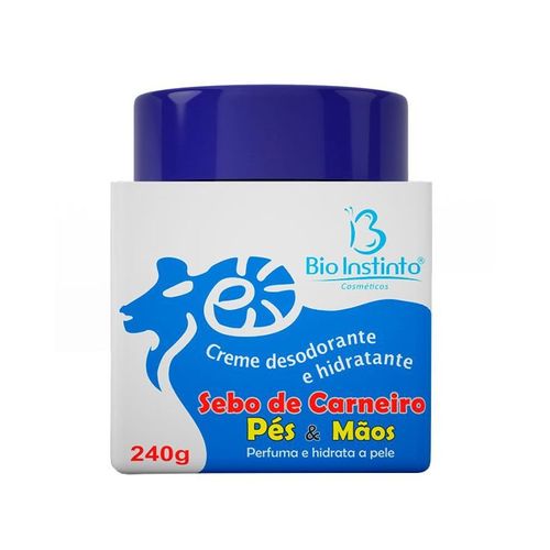 Desodorante & Hidratante Sebo de Carneiro 240g - Bioinstinto Cosméticos
