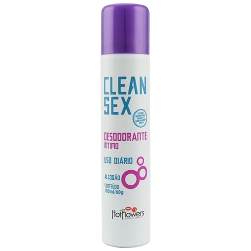 Desodorante Íntimo Clean Sex 100Ml Hot Flowers