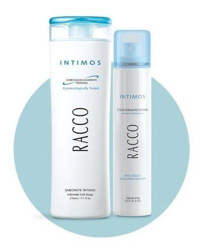 Desodorante Intimo + Sabonete de Higiene Intima Racco Kit 2u