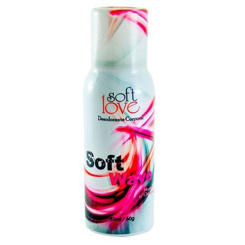 Desodorante Íntimo Soft Wave Morango com Champagne Soft Love - 80ml - Único Ref:softsf Cod:cd3842