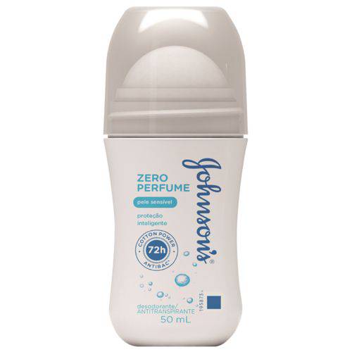 Desodorante Johnson Roll On Zero Perfume 50 Ml