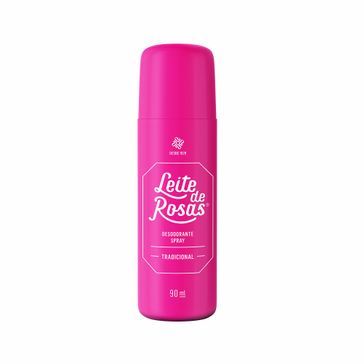 Desodorante Leite de Rosas Spray Tradicional 90ml