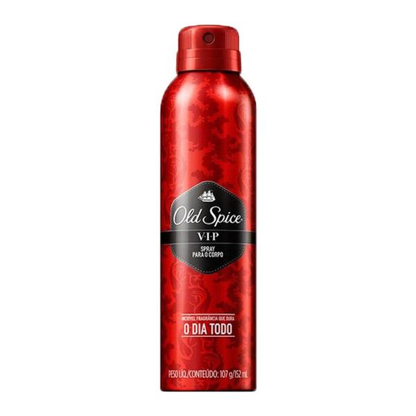 Desodorante Masculino Aerosol Body Spray VIP - 107g - Old Spice
