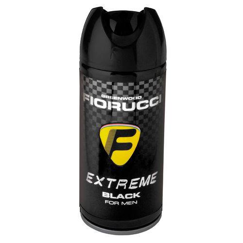 Desodorante Masculino Aerosol Fiorucci For Men Extreme Black 170ml