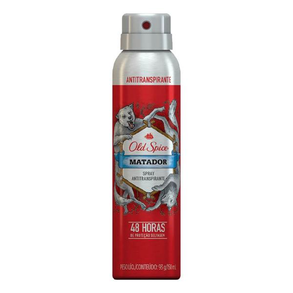 Desodorante Masculino Aerosol Matador - 93g - Old Spice