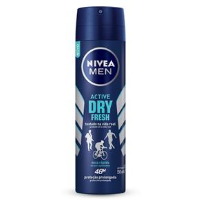 Desodorante Masculino Aerosol Nivea Active Dry Fresh - 150ml