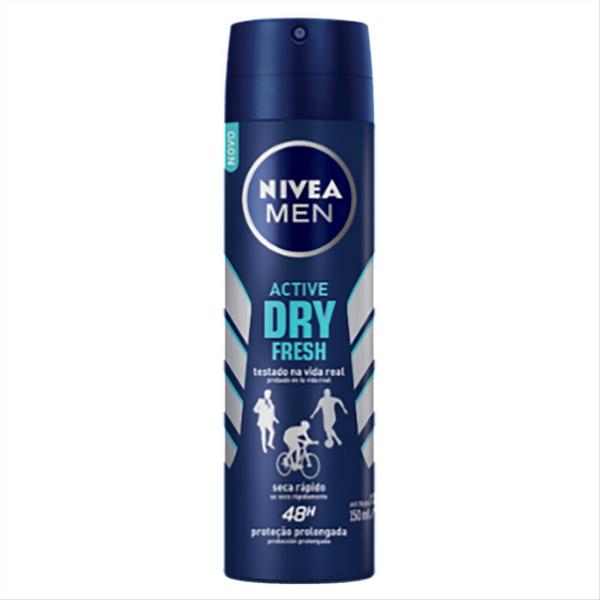 Desodorante Masculino Aerosol Nivea Active Dry Fresh 150ml