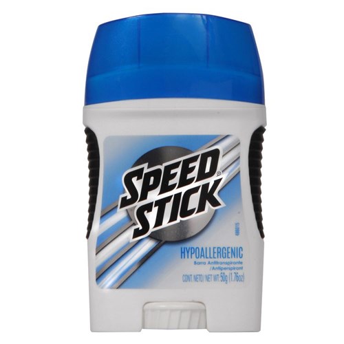 Desodorante Masculino Antitranspirante Hipoalergénico Super Seco Speed Stick 50 G