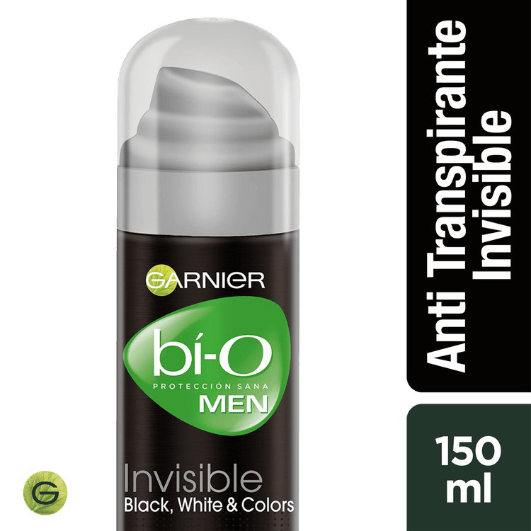 Desodorante Masculino Bi-O 150 Ml, Invisible Black White And Colors, Spray
