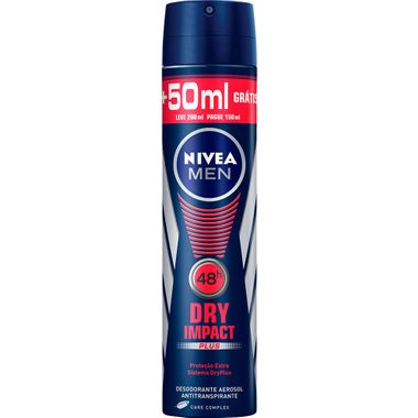 Desodorante Masculino Dry Aerossol Nivea 200ml