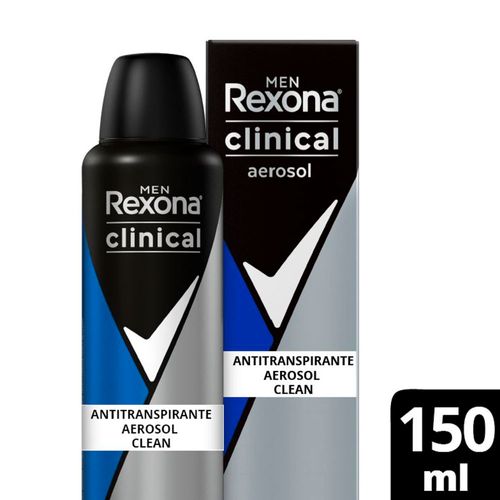 Desodorante Masculino Rexona Clinical Aerosol 150ml
