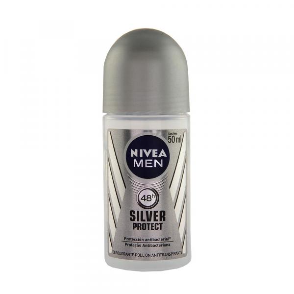 Desodorante Masculino Roll-on Silver Protect 48h 50ml - Nivea