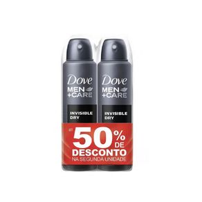 Desodorante Men Aerosol Invisible Dry Dove 2X89g