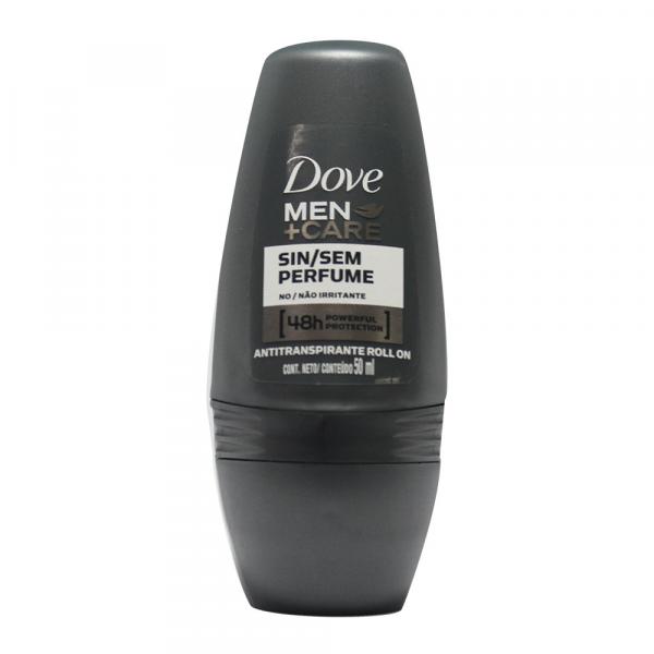 Desodorante Men+Care Roll-On Sem Perfume 50ml - Dove