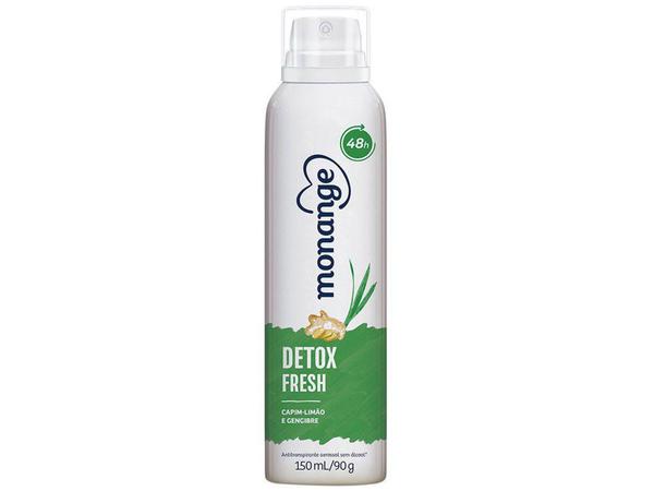 Desodorante Monange Detox Fresh 24630-0 Aerossol - Antitranspirante Feminino 150ml