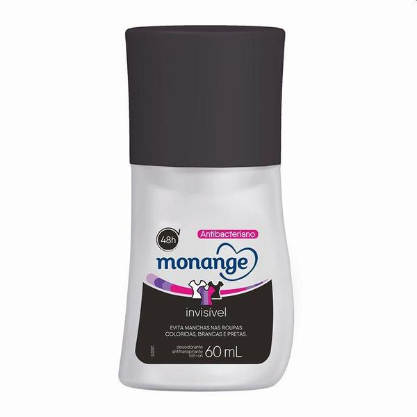 Desodorante Monange Rollon Invisivel 60ml** - Coty