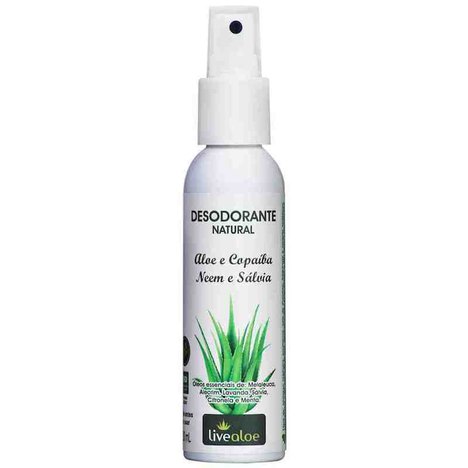 Desodorante Natural Aloe Copaíba 120Ml Live Aloe