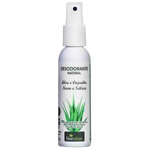 Desodorante Natural Aloe Copaíba Livealoe 120 Ml