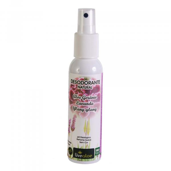 Desodorante Natural Aloe Geranio Lavanda Ylang Ylang 120 Ml Livealoe