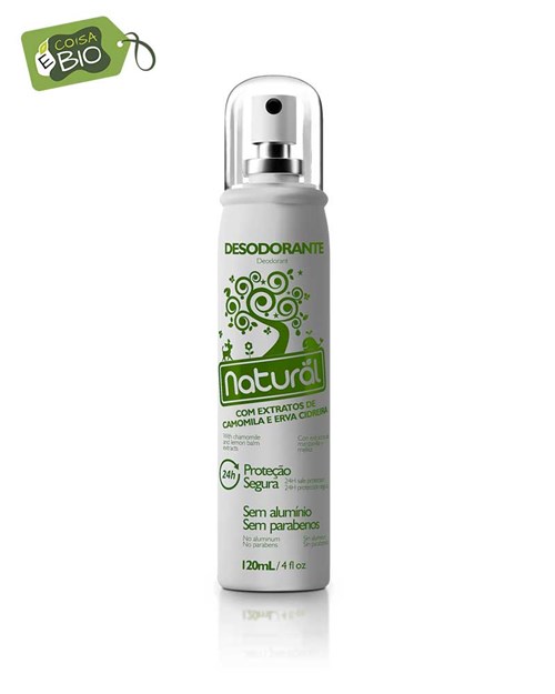 Desodorante Natural Camomila e Erva Cidreira - Suavetex