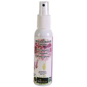 Desodorante Natural com AloeVera e Lavanda 120 Ml da Live Aloe