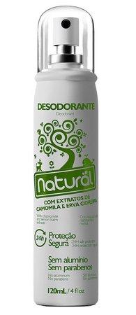 Desodorante Natural com Extratos de Camomila e Erva Cidreira 120ml - Orgânico Natural