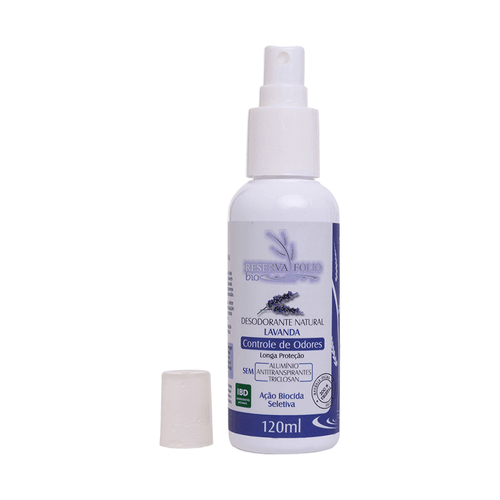 Desodorante Natural Controle de Odores Lavanda 120ml - Reserva Folio