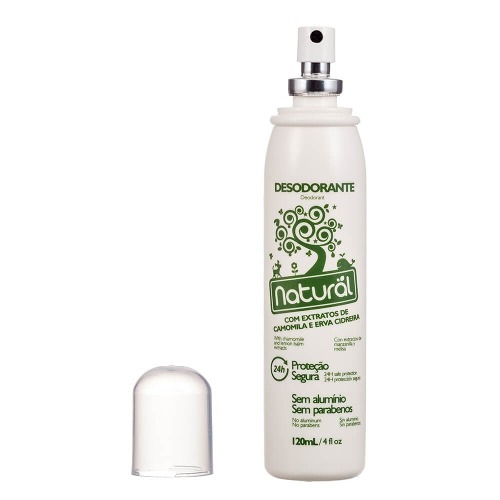Desodorante Natural Extratos de Camomila e Cidreira 120ml - Orgânico Natural