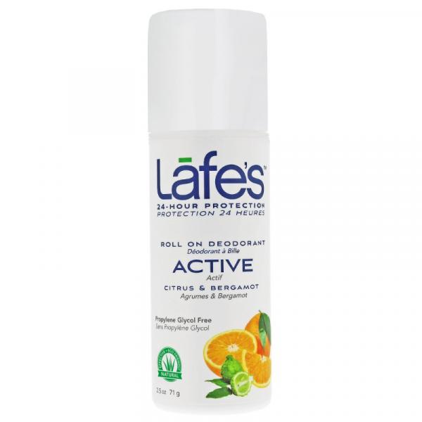 Desodorante Natural Roll-On Active - 73ml - Lafes - Lafes Natural Body Care