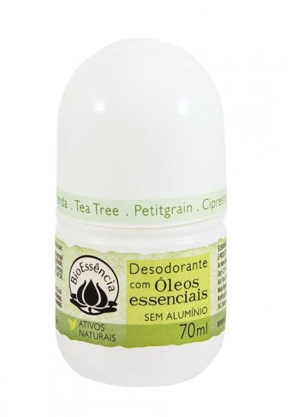 Desodorante Natural Sem Alumínio e Álcool com Óleos Essenciais Roll On Bioessencia 70ml - Bio Essencia