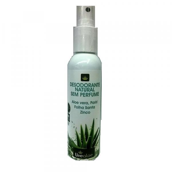 Desodorante Natural Sem Perfume 120ml Live Aloe