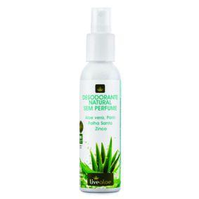 Desodorante Natural Sem Perfume Live Aloe 120ml - Livealoe