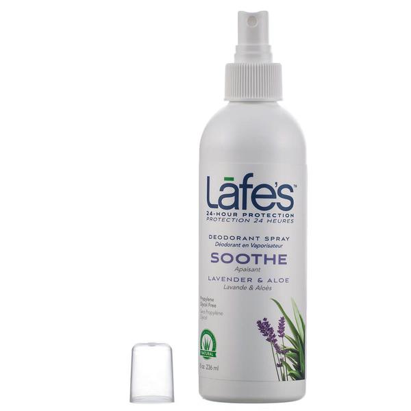 Desodorante Natural Spray Soothe Lavanda 236ml Lafes - Lafe's