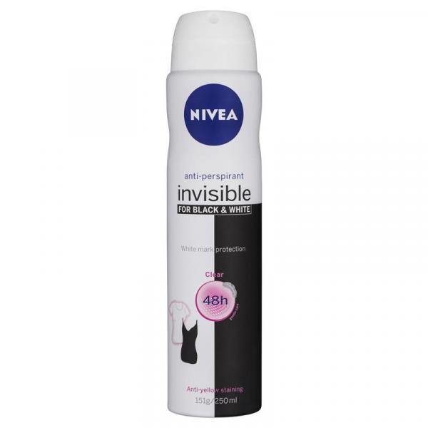 Desodorante Nivea Aerosol Invisible Blackampwhite Woman 150ml - Beiersdorf