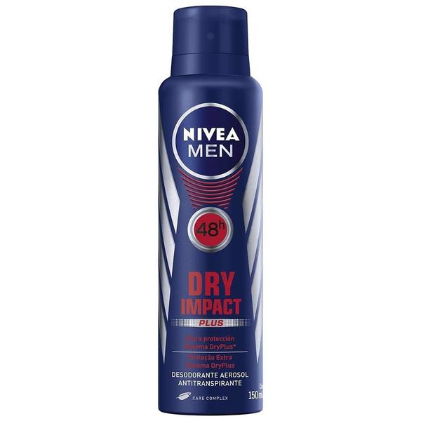Desodorante Nivea Aerosol Masculino Dry Impact 150ml - Nivea For Men