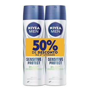 Desodorante Nivea Aerosol Sensitive Protect 2 Unidades