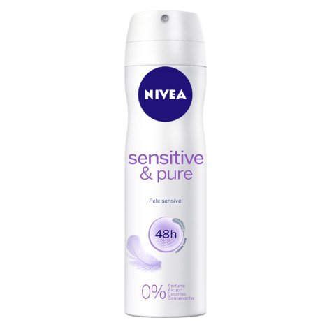 Desodorante Nivea Aerosol Sensitive & Pure - 150 Ml