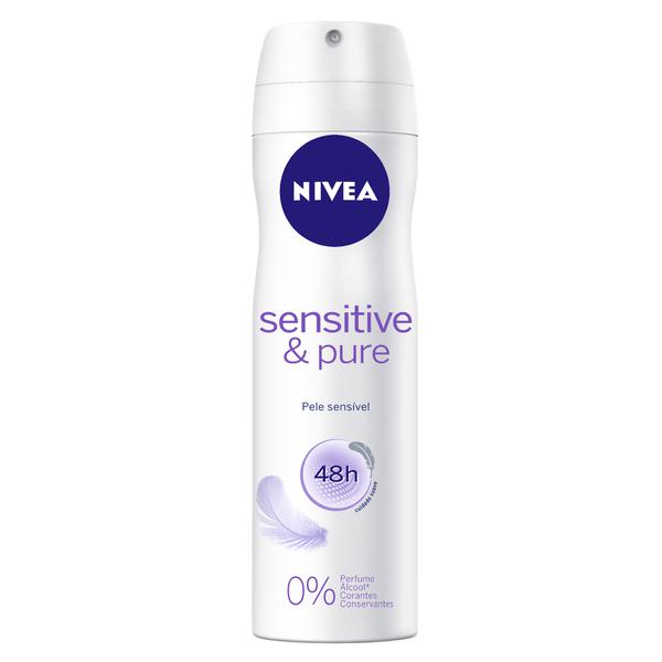 Desodorante Nivea Aerosol Sensitive Pure - 150 Ml